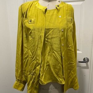 Sleeveless top and long sleeve top